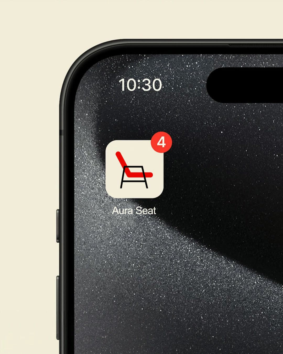 App icon on a phone