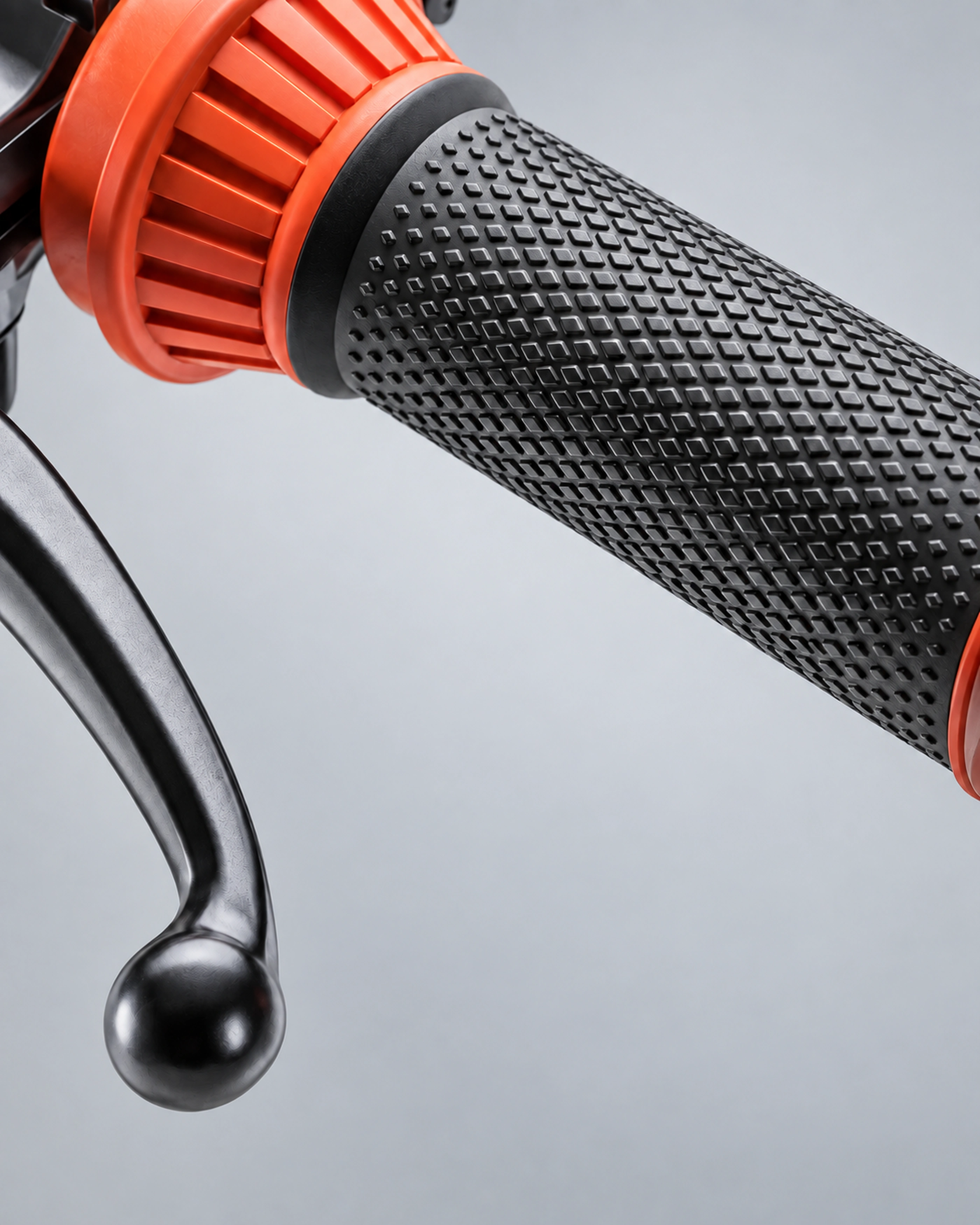 The handlebar grip of a TIER vehicle.