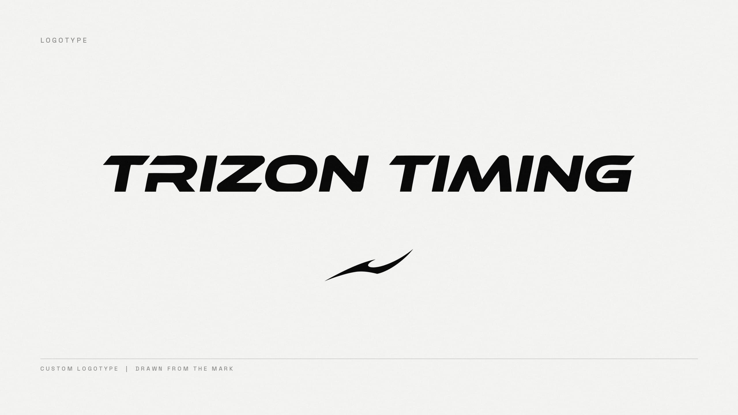 Custom Trizon Timing logotype