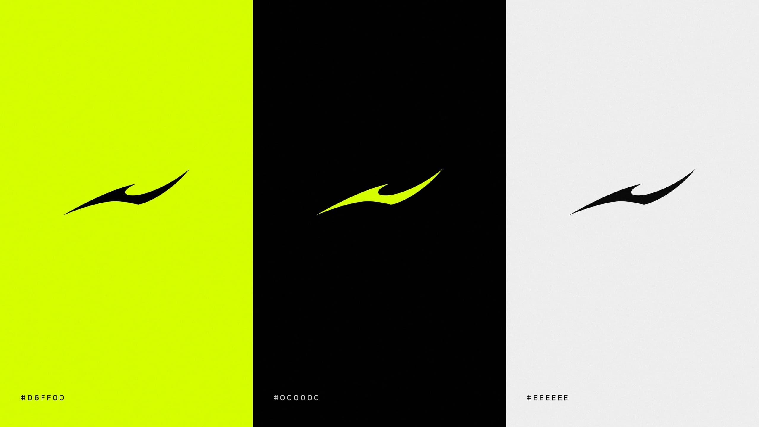 Brand palette, lime, black, off white