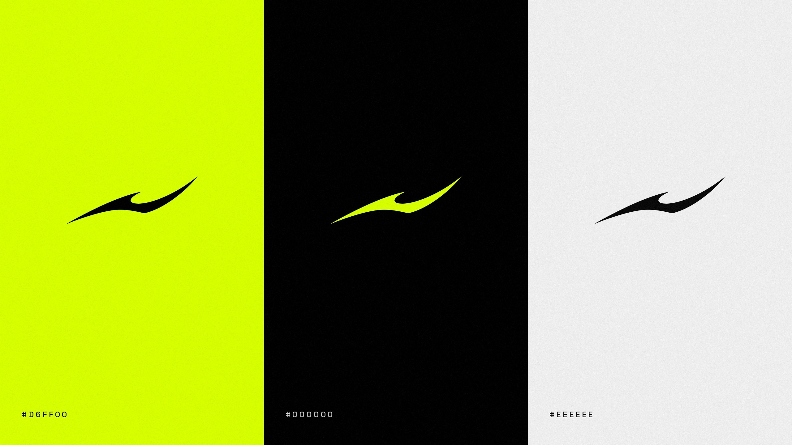 Brand palette, lime, black, off white