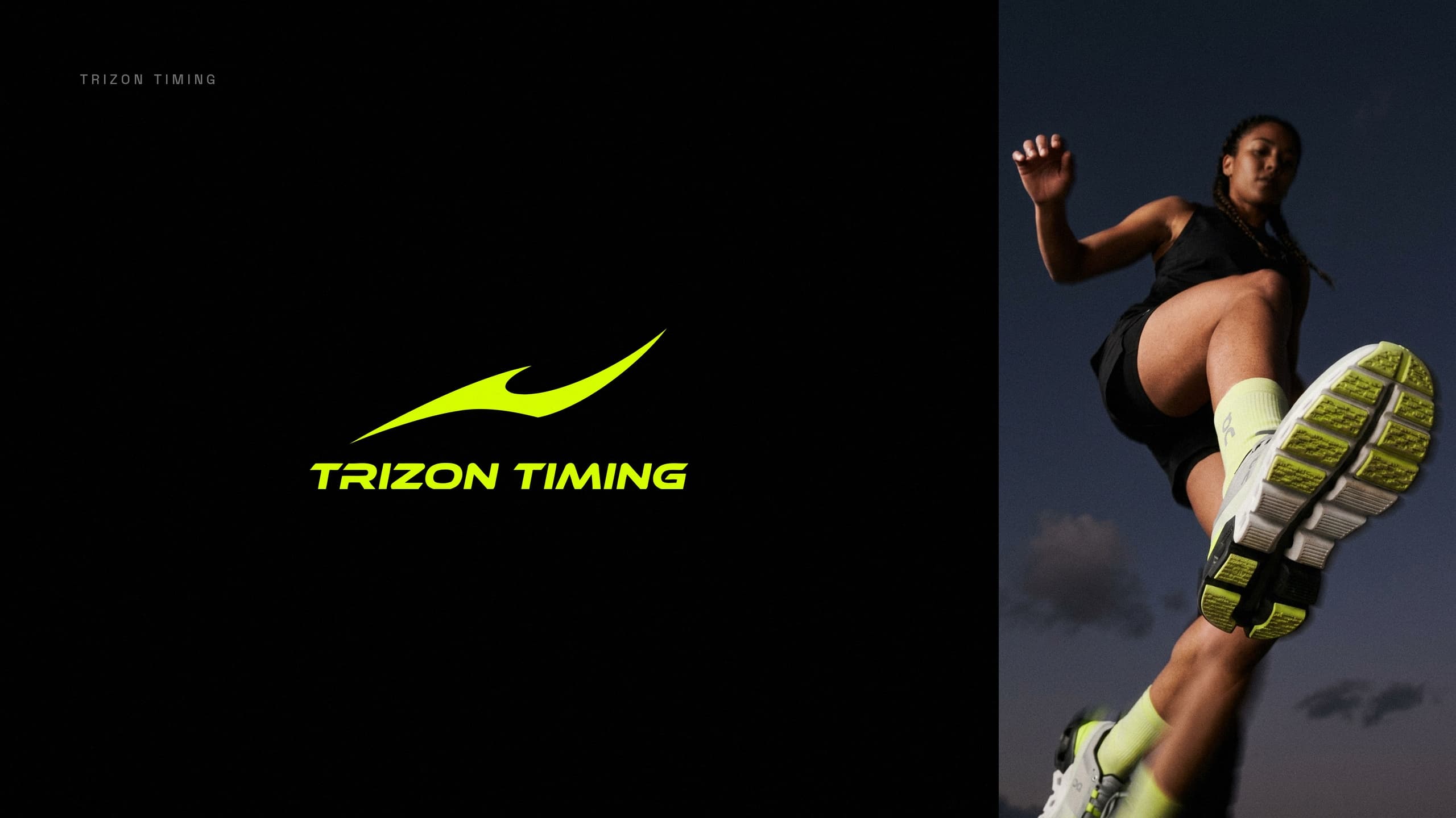Trizon Timing lockup with athlete photo