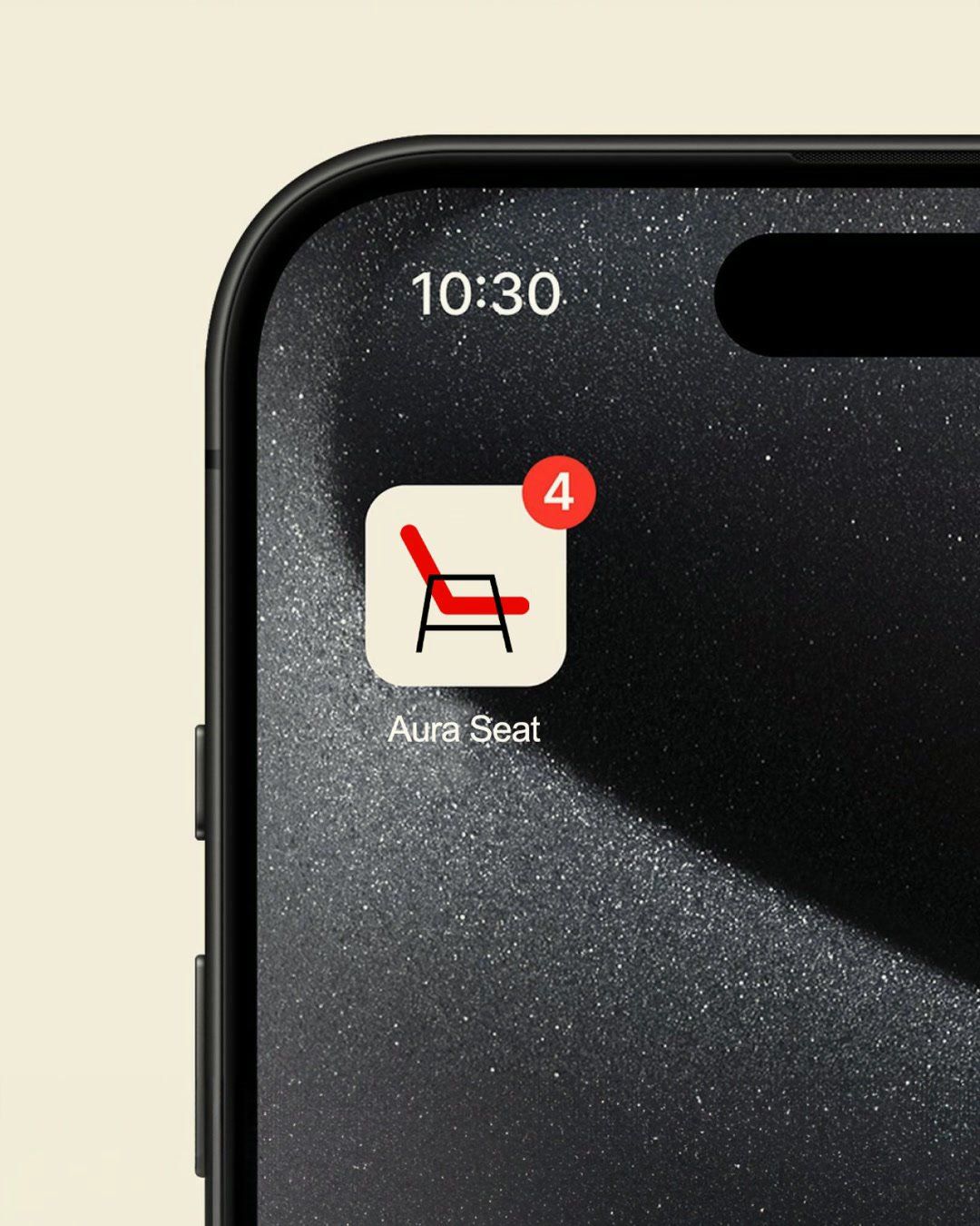 App icon on a phone